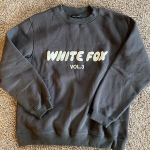Brand New White Fox Crewneck